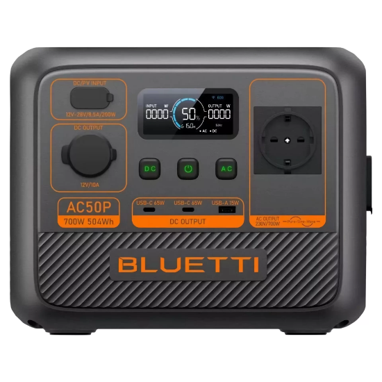 Bluetti AC50P UPS 504Wh Kapasiteli Taşınabilir Güç Kaynağı resmi