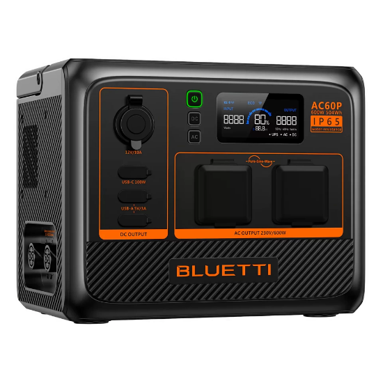 Bluetti AC60P UPS 504Wh Kapasiteli Taşınabilir Güç Kaynağı resmi