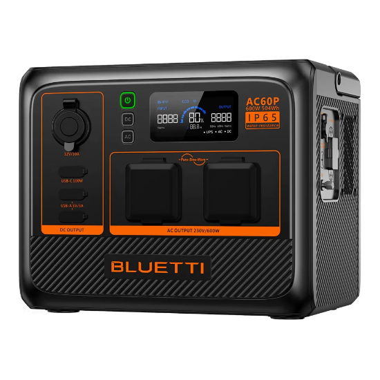 Bluetti AC60P UPS 504Wh Kapasiteli Taşınabilir Güç Kaynağı resmi
