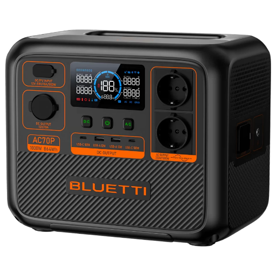 Bluetti AC70P UPS 864Wh Kapasiteli Taşınabilir Güç Kaynağı resmi