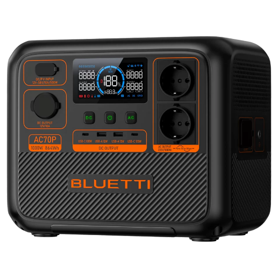 Bluetti AC70P UPS 864Wh Kapasiteli Taşınabilir Güç Kaynağı resmi