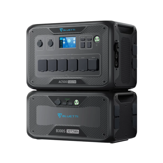 Bluetti AC500 5000W UPS İnverter + B300K 2765Wh Kapasiteli Batarya resmi