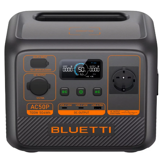 Bluetti AC50P UPS 504Wh Kapasiteli Taşınabilir Güç Kaynağı resmi
