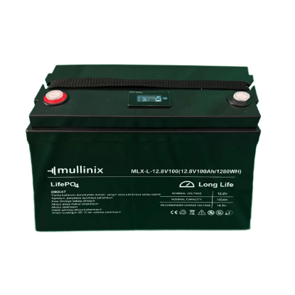 Mullinix 12V 100Ah 6000 Döngü Lifepo4 Lityum Akü resmi