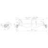 Knott 1350Kg 4x100 1400 - 1850mm Torsiyonlu Frenli Aks Dingil resmi