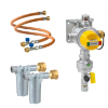 GOK Caramatic Drive Two 30Mbar 2li Dikey + Filtre + Hortum Gaz Dedantör Seti resmi