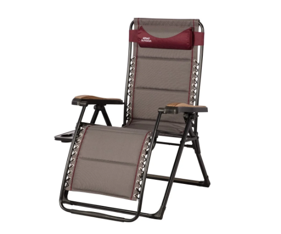 Aygaz Outdoor 120Kg Alüminyum Katlanır Şezlong Sandalyesi resmi