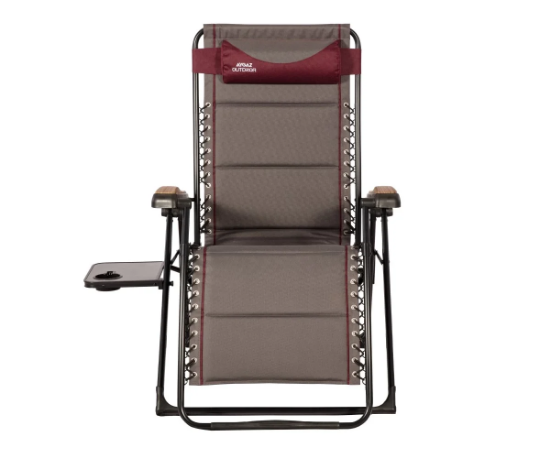 Aygaz Outdoor 120Kg Alüminyum Katlanır Şezlong Sandalyesi resmi