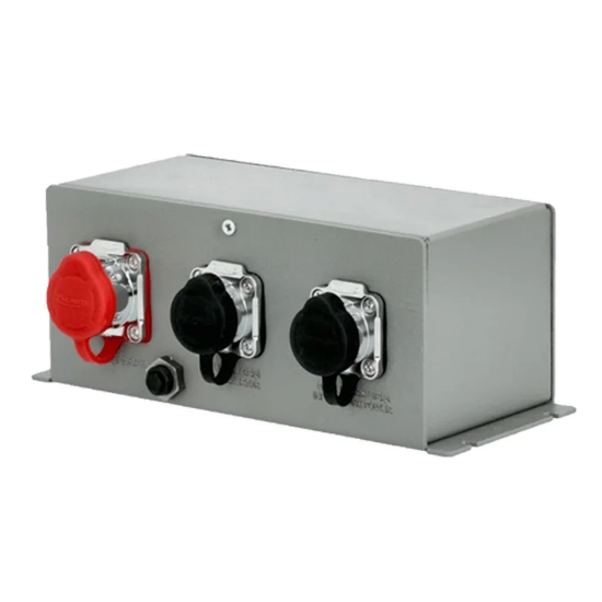 Electrozirve 20A Karavan Enerji Transfer Switch resmi