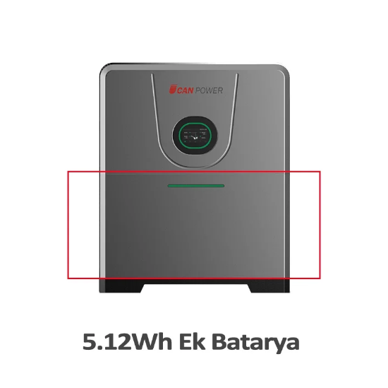 UCanPower Uhome 51.2V-5,12kWh LFP Ek Batarya resmi