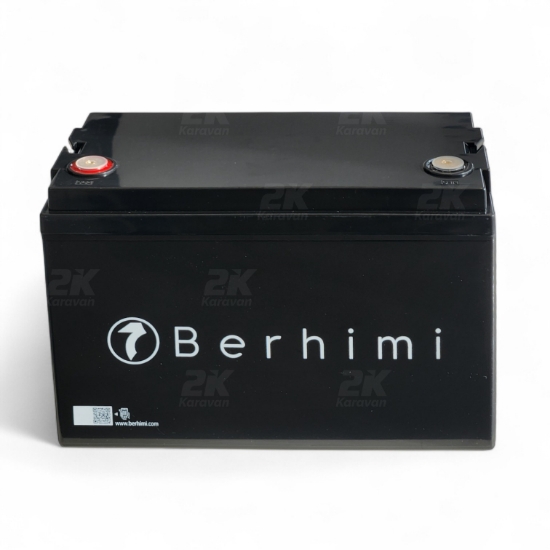 Berhimi 12V 100 Amper IP67 4000 DOD, Marin/Karavan Lifepo4 Lityum Akü resmi