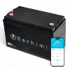 Berhimi 12V 100 Amper IP67 4000 DOD, Marin/Karavan Lifepo4 Lityum Akü resmi