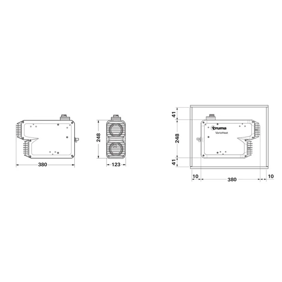 Truma VarioHeat Comfort 3,4KW Gazlı Karavan Ortam Isıtma resmi