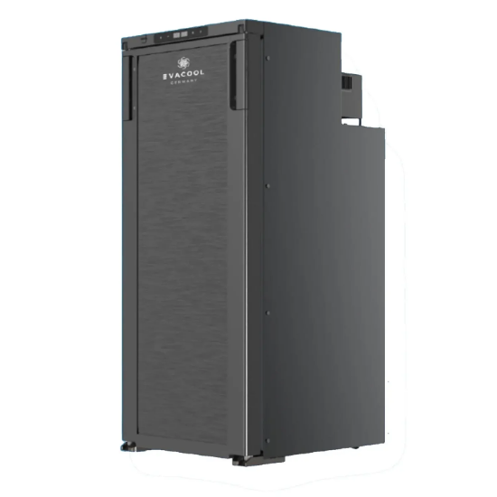 EvaCool Eva Berlin 90Lt 12-24V Sabit Kompresörlü Karavan Buzdolabı resmi