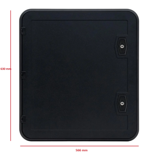 Einstein Eİ-PHD4-M 566x630mm Siyah Servis Kapağı resmi