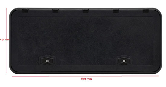 Einstein Eİ-PHD9-M 949x414mm Siyah Servis Kapağı resmi