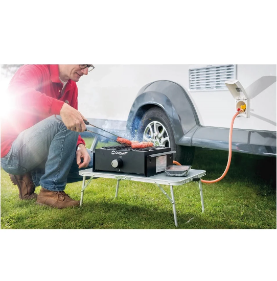 Truma Karavan Dış Gaz Alım Noktası (BBQ) - Siyah Gaz Çıkışı resmi