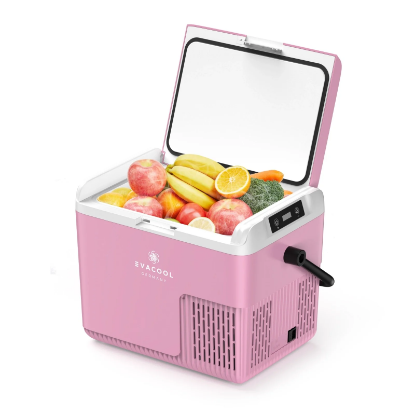 Evacool Eva G20 18L -22C 12-24V Kompresörlü Pembe Taşınabilir Soğutucu resmi