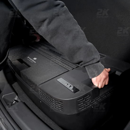 Evacool Tesla Model Y Uyumlu 35 Litre 12,24,220V Kompresörlü Taşınabilir Buzdolabı resmi