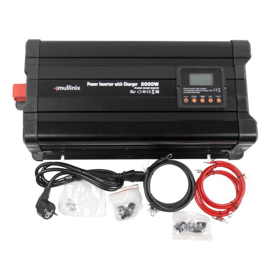 Mullinix NFS 2000W 12V 25A Şarjlı UPS Transfer Switchli Tam Sinüs İnvertör resmi