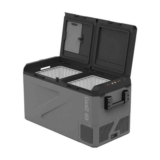 Pro-User CoolZ 83 83L 12/24/230V -20°C Çift Bölmeli Kompresörlü Taşınabilir Buzdolabı resmi