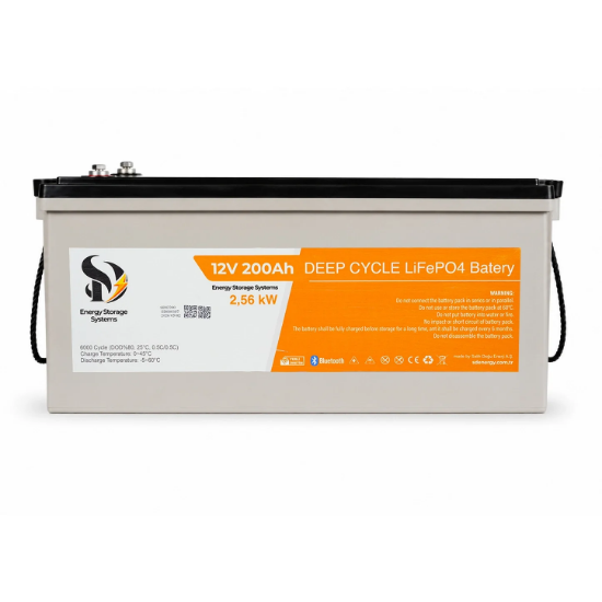 SD Energy 12v 200Ah Plus EVE, JK Bms 6000DOD Bluetooth Lifepo4 Lityum Akü resmi