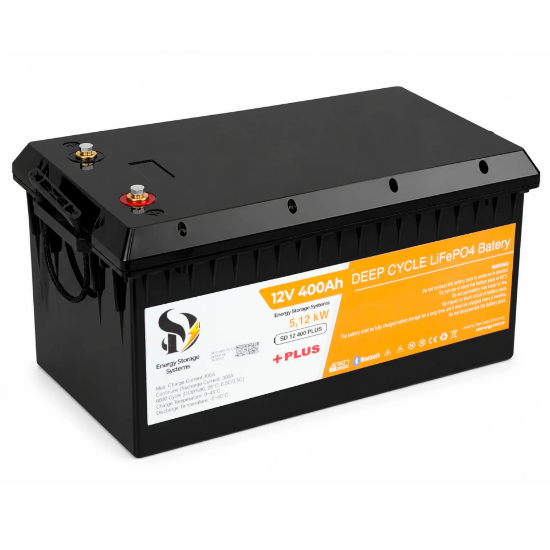 SD Energy 12v 400Ah Plus EVE, JK Bms 6000DOD Bluetooth Lifepo4 Lityum Akü resmi