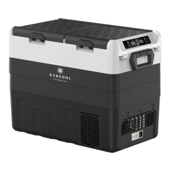 Evacool EVA 55AX 12/24V 50L Çift Bölmeli Kompresörlü Taşınabilir Buzdolabı resmi