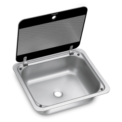 Dometic SNG 4133 Cam Kapaklı Kare Eviye resmi