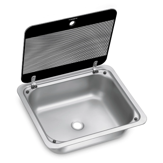 Dometic SNG 4133 Cam Kapaklı Kare Eviye resmi