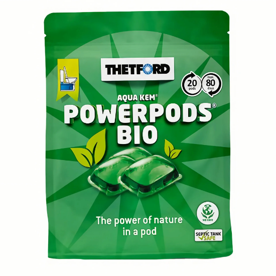 Thetford PowerPods Bio 20 Adet Karavan Atık Tankı Tuvalet Kimyasalı resmi