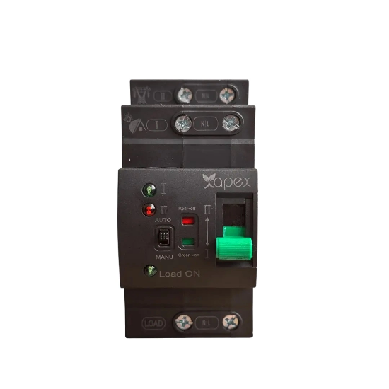 Apex 220V 50A Otomatik-Manuel Şebeke Ayırıcı Transfer Switch resmi