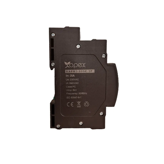 Apex 220V 50A Otomatik-Manuel Şebeke Ayırıcı Transfer Switch resmi