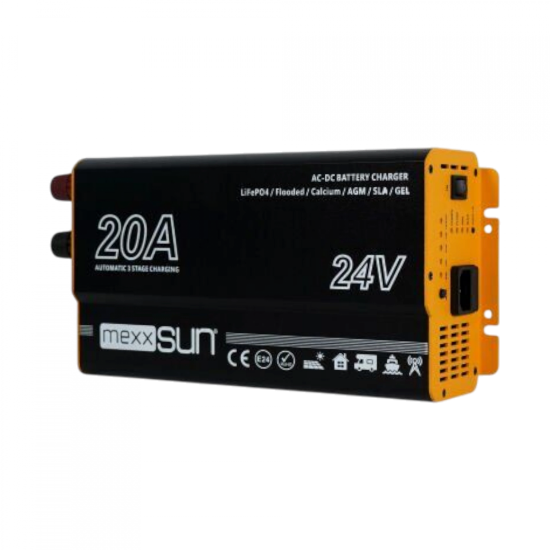 Mexxsun 24v 20A AC-DC Lifepo4 Akü Şarj Cihazı resmi