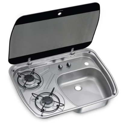 Dometic HSG 2445 Karavan için 2li Ocak + Lavabo resmi
