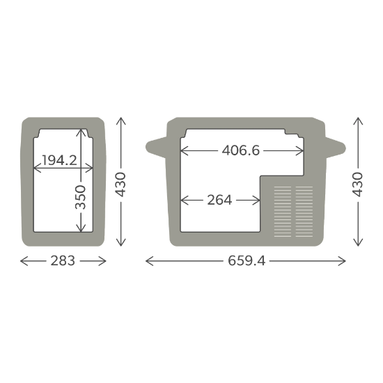 Dometic CFF 20 21L 12/24/230V Kompresörlü Taşınabilir Buzdolabı resmi
