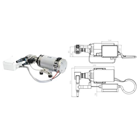 Schenker ZEN100 100Lt/Saat 12V Denizden Tatlı Su Yapıcı - Basic Panel resmi