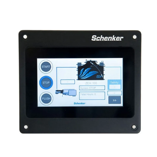 Schenker ZEN150 150Lt/Saat 24V-220V Marin Tatlı Su Yapıcı - Dokunmatik Panel resmi