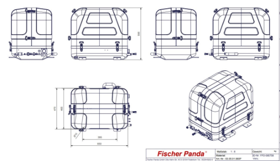 Fischer Panda 15000i 12.0kW PMS Marin Jeneratör resmi