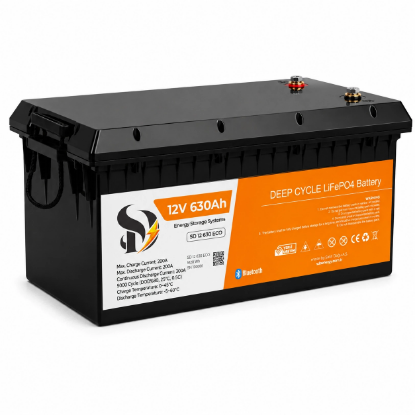 SD Energy 12v 630Ah EVE, JK Bms 6000DOD Bluetooth Lifepo4 Lityum Akü resmi